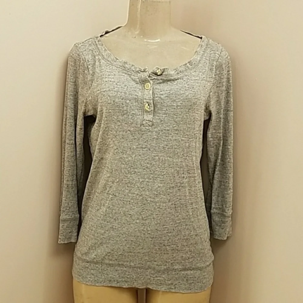 J. Crew Top Shirt Sweater  size Small Gray!.
